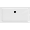 Mexen Flat receveur rectangulaire slim 120 x 70 cm, blanc, siphon noir - 40107012B