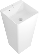Mexen Neva lavabo autoportant en conglomérat 45 x 45 cm, blanc mat - 26614500