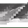 Mexen Velar cabine de douche coulissante 160 x 80 cm, graphite, blanche - 871-160-080-41-20