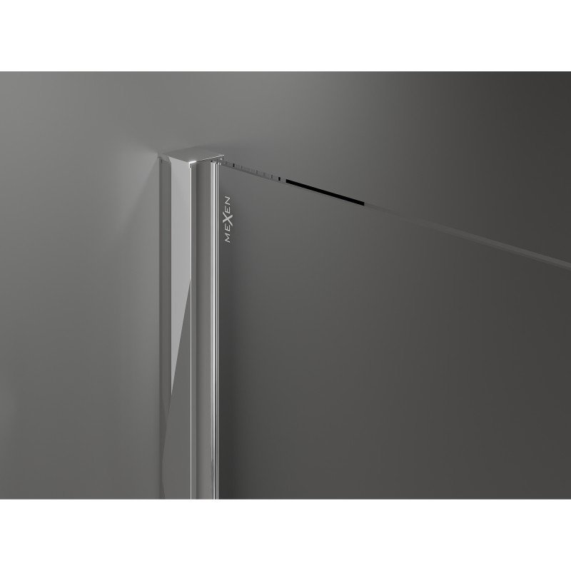 Mexen Velar cabine de douche coulissante 110 x 80 cm, givré, chrome - 871-110-080-31-01