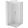 Mexen Velar cabine de douche coulissante 110 x 110 cm, givré, chrome - 871-110-110-31-01