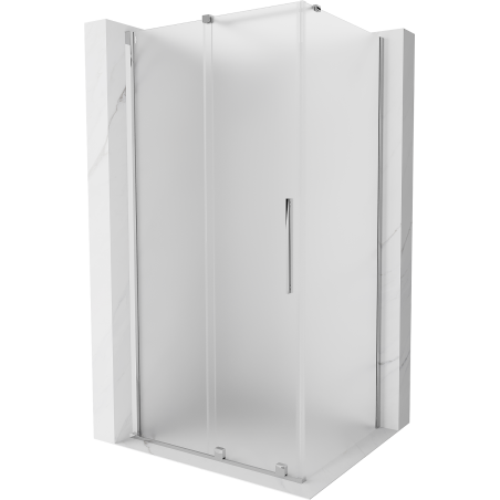 Mexen Velar cabine de douche coulissante 120 x 70 cm, givre, chrome - 871-120-070-31-01