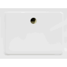Mexen Flat receveur de douche rectangulaire slim 110 x 80 cm, Blanc, siphon Or - 40108011G