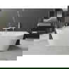 Mexen Oval+ baignoire indépendante adossée 170 x 80 cm, blanche, trop-plein blanc - 52681708000-20