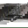 Mexen Velar cabine de douche coulissante 150 x 85 cm, graphite, or brossé - 871-150-085-41-55