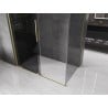 Mexen Velar cabine de douche coulissante 140 x 80 cm, graphite, or brossé - 871-140-080-41-55