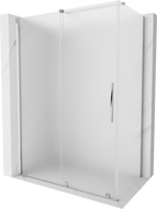 Mexen Velar cabine de douche coulissante 140 x 80 cm, givre, chrome - 871-140-080-31-01