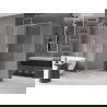 Mexen Velar cabine de douche coulissante 140 x 80 cm, givre, chrome - 871-140-080-31-01