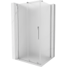 Mexen Velar cabine de douche coulissante 140 x 90 cm, givrée, chrome - 871-140-090-31-01