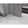 Mexen Velar cabine de douche coulissante 140 x 90 cm, givrée, chrome - 871-140-090-31-01