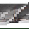 Mexen Velar cabine de douche coulissante 160 x 85 cm, graphite, or rose - 871-160-085-41-60