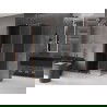 Mexen Velar cabine de douche coulissante 140 x 100 cm, graphite, cuivre brossé - 871-140-100-41-65