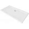 Mexen Flat receveur de douche rectangulaire slim 140 x 70 cm, Blanc , siphon Chrome - 40107014