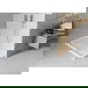 Mexen Flat receveur de douche rectangulaire slim 140 x 70 cm, Blanc , siphon Chrome - 40107014