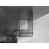 Mexen Velar cabine de douche coulissante 120 x 120 cm, graphite, gris pistolet brossé - 871-120-120-41-66