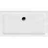 Mexen Flat receveur de douche rectangulaire slim 120 x 70 cm, Blanc, siphon Chrome - 40107012