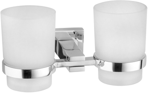 Mexen Vane double gobelet à brosses à dents, Chrome - 7020952-00