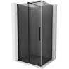 Mexen Velar cabine de douche coulissante 140 x 100 cm, graphite, noir - 871-140-100-41-70