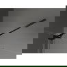 Mexen Velar cabine de douche coulissante 160 x 80 cm, graphite, noir - 871-160-080-41-70