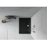 Mexen Flat receveur de douche rectangulaire slim 120 x 90 cm, Noir, siphon Chrome - 40709012