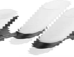 Mexen Vane double gobelet à brosses à dents, Noir - 7020952-70