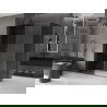 Mexen Velar cabine de douche coulissante 140 x 70 cm, graphite, gun metal - 871-140-070-41-95