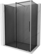 Mexen Velar cabine de douche coulissante 140 x 85 cm, graphite, métal canon - 871-140-085-41-95