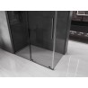 Mexen Velar cabine de douche coulissante 140 x 75 cm, graphite, gun metal - 871-140-075-41-95