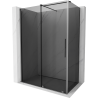 Mexen Velar cabine de douche coulissante 150 x 85 cm, graphite, gun metal - 871-150-085-41-95