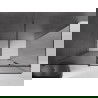 Mexen Velar cabine de douche coulissante 140 x 85 cm, graphite, canon de fusil - 871-140-085-41-95