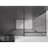 Mexen Velar cabine de douche coulissante 140 x 75 cm, graphite, gun metal - 871-140-075-41-95