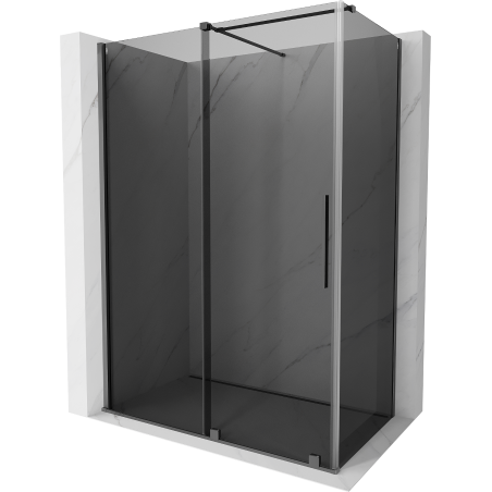 Mexen Velar cabine de douche coulissante 160 x 80 cm, graphite, gun metal - 871-160-080-41-95