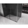 Mexen Velar cabine de douche coulissante 160 x 80 cm, graphite, gun metal - 871-160-080-41-95