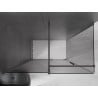 Mexen Velar cabine de douche coulissante 160 x 85 cm, graphite, gun metal - 871-160-085-41-95