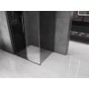 Mexen Velar cabine de douche coulissante 130 x 85 cm, graphite, acier canon - 871-130-085-41-95