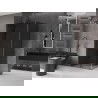 Mexen Velar cabine de douche coulissante 110 x 85 cm, graphite, gun metal - 871-110-085-41-95