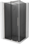 Mexen Velar cabine de douche coulissante 140 x 100 cm, graphite, nickel brossé - 871-140-100-41-97