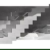 Mexen Velar cabine de douche coulissante 140 x 90 cm, graphite, nickel brossé - 871-140-090-41-97