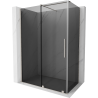 Mexen Velar cabine de douche coulissante 140 x 85 cm, graphite, nickel brossé - 871-140-085-41-97