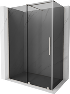 Mexen Velar cabine de douche coulissante 140 x 85 cm, graphite, nickel brossé - 871-140-085-41-97