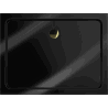 Mexen Flat receveur de douche rectangulaire slim 100 x 90 cm, noir, siphon doré - 40709010G