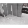 Mexen Velar cabine de douche coulissante 90 x 110 cm, givre, blanc - 871-090-110-31-20