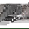 Mexen Velar cabine de douche coulissante 100 x 80 cm, givrée, blanche - 871-100-080-31-20