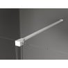 Mexen Velar cabine de douche coulissante 100 x 80 cm, givré, blanc - 871-100-080-31-20