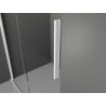 Mexen Velar cabine de douche coulissante 100 x 80 cm, givré, blanc - 871-100-080-31-20