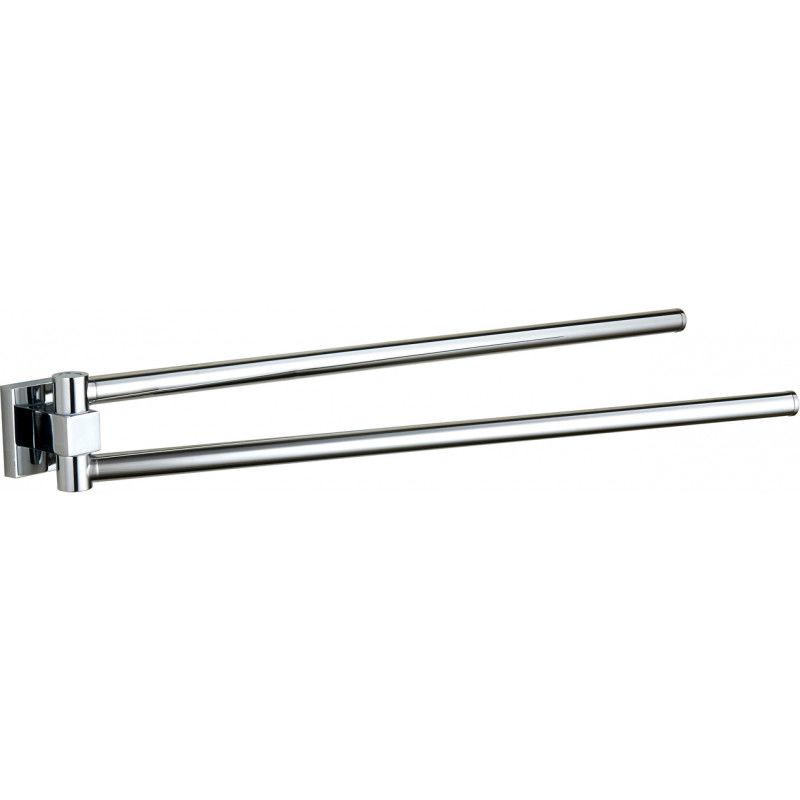 Mexen Rufo double porte-serviettes rotatif, Chrome - 7050925-00