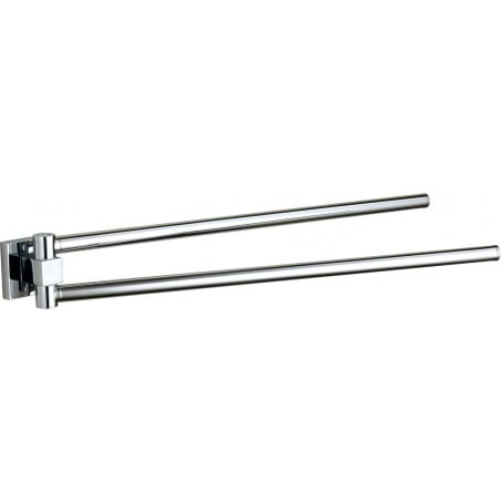 Mexen Rufo double porte-serviettes pivotant, chrome - 7050925-00