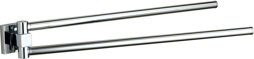 Mexen Rufo double porte-serviettes rotatif, Chrome - 7050925-00