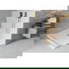 Mexen Flat receveur de douche rectangulaire slim 90 x 70 cm, Blanc, siphon Or - 40107090G