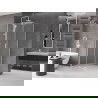 Mexen Velar cabine de douche coulissante 90 x 90 cm, givre, blanc - 871-090-090-31-20